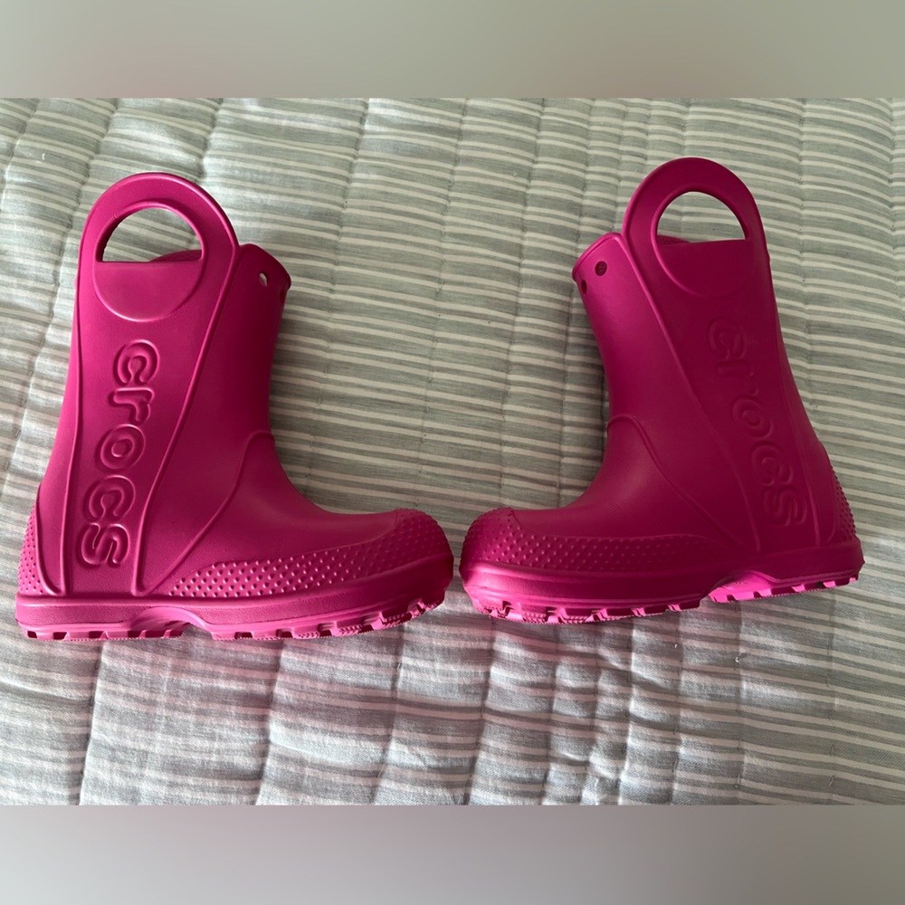 Crocs Kids Pink Boots